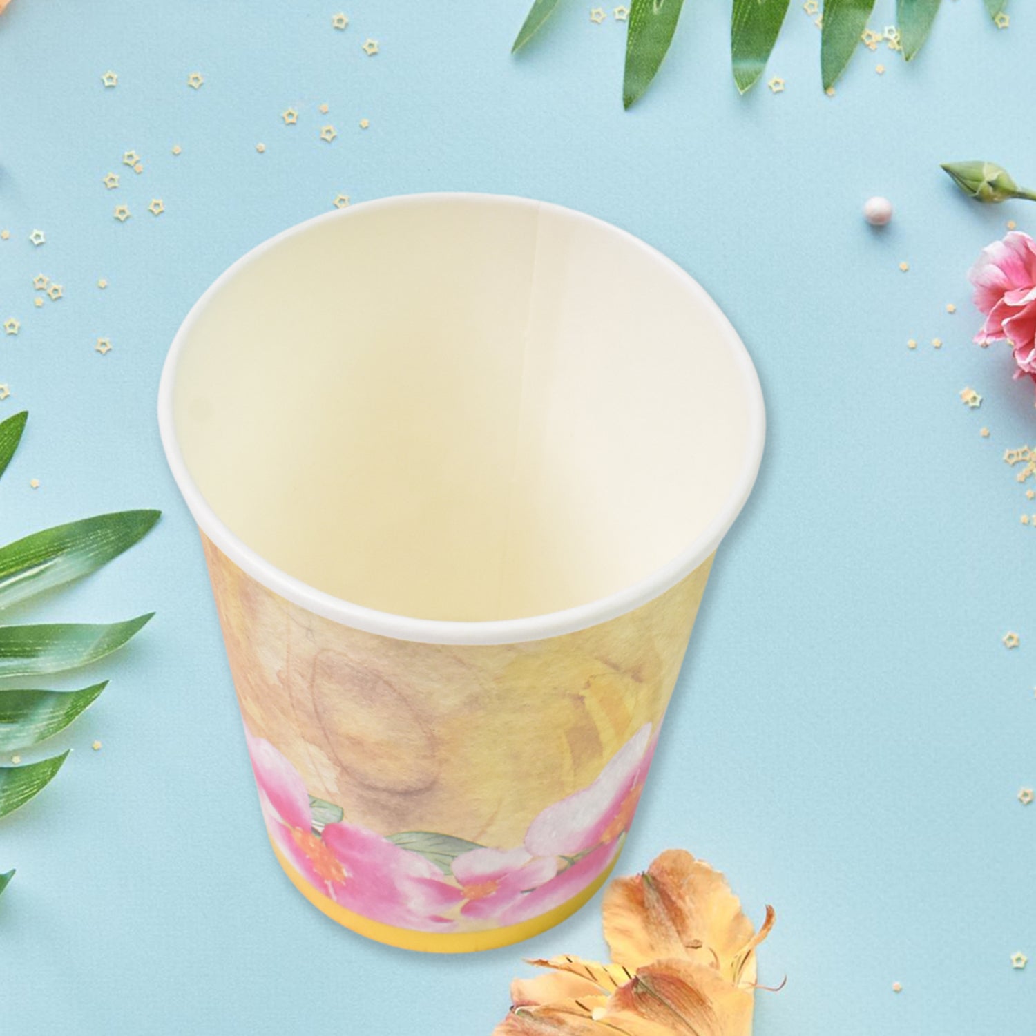 Disposable Paper Cups Disposable Tea Coffee Cups (24 Pcs Set  Mix Color  Design) Disposable Paper Cups Disposable Tea Coffee Cups (24 Pcs Set  Mix Color  Design)